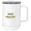 15 oz. White Vacuum Insulated Mug w/Slider Lid Thumbnail