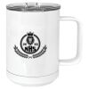 15 oz. White Vacuum Insulated Mug w/Slider Lid Thumbnail