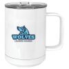 15 oz. White Vacuum Insulated Mug w/Slider Lid Thumbnail