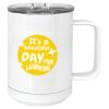 15 oz. White Vacuum Insulated Mug w/Slider Lid Thumbnail