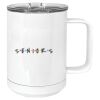 15 oz. White Vacuum Insulated Mug w/Slider Lid Thumbnail
