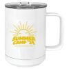15 oz. White Vacuum Insulated Mug w/Slider Lid Thumbnail