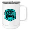 15 oz. White Vacuum Insulated Mug w/Slider Lid Thumbnail