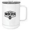 15 oz. White Vacuum Insulated Mug w/Slider Lid Thumbnail