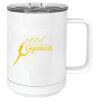 15 oz. White Vacuum Insulated Mug w/Slider Lid Thumbnail