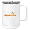 15 oz. White Vacuum Insulated Mug w/Slider Lid Thumbnail