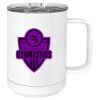 15 oz. White Vacuum Insulated Mug w/Slider Lid Thumbnail