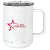 15 oz. White Vacuum Insulated Mug w/Slider Lid Thumbnail