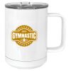 15 oz. White Vacuum Insulated Mug w/Slider Lid Thumbnail