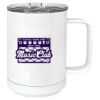 15 oz. White Vacuum Insulated Mug w/Slider Lid Thumbnail