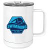 15 oz. White Vacuum Insulated Mug w/Slider Lid Thumbnail