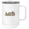 15 oz. White Vacuum Insulated Mug w/Slider Lid Thumbnail