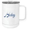 15 oz. White Vacuum Insulated Mug w/Slider Lid Thumbnail