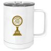 15 oz. White Vacuum Insulated Mug w/Slider Lid Thumbnail