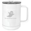 15 oz. White Vacuum Insulated Mug w/Slider Lid Thumbnail