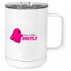 15 oz. White Vacuum Insulated Mug w/Slider Lid Thumbnail