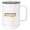 15 oz. White Vacuum Insulated Mug w/Slider Lid Thumbnail