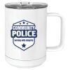 15 oz. White Vacuum Insulated Mug w/Slider Lid Thumbnail