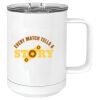 15 oz. White Vacuum Insulated Mug w/Slider Lid Thumbnail