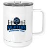 15 oz. White Vacuum Insulated Mug w/Slider Lid Thumbnail