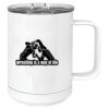 15 oz. White Vacuum Insulated Mug w/Slider Lid Thumbnail