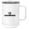 15 oz. White Vacuum Insulated Mug w/Slider Lid Thumbnail