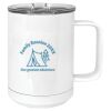 15 oz. White Vacuum Insulated Mug w/Slider Lid Thumbnail