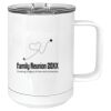 15 oz. White Vacuum Insulated Mug w/Slider Lid Thumbnail