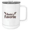 15 oz. White Vacuum Insulated Mug w/Slider Lid Thumbnail