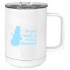 15 oz. White Vacuum Insulated Mug w/Slider Lid Thumbnail