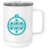 15 oz. White Vacuum Insulated Mug w/Slider Lid Thumbnail