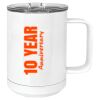 15 oz. White Vacuum Insulated Mug w/Slider Lid Thumbnail