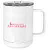 15 oz. White Vacuum Insulated Mug w/Slider Lid Thumbnail