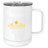 15 oz. White Vacuum Insulated Mug w/Slider Lid Thumbnail