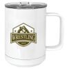 15 oz. White Vacuum Insulated Mug w/Slider Lid Thumbnail