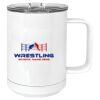 15 oz. White Vacuum Insulated Mug w/Slider Lid Thumbnail