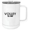 15 oz. White Vacuum Insulated Mug w/Slider Lid Thumbnail