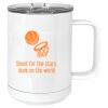 15 oz. White Vacuum Insulated Mug w/Slider Lid Thumbnail