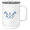 15 oz. White Vacuum Insulated Mug w/Slider Lid Thumbnail