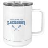 15 oz. White Vacuum Insulated Mug w/Slider Lid Thumbnail