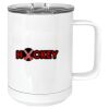 15 oz. White Vacuum Insulated Mug w/Slider Lid Thumbnail