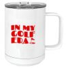 15 oz. White Vacuum Insulated Mug w/Slider Lid Thumbnail