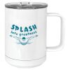 15 oz. White Vacuum Insulated Mug w/Slider Lid Thumbnail