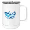 15 oz. White Vacuum Insulated Mug w/Slider Lid Thumbnail