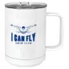 15 oz. White Vacuum Insulated Mug w/Slider Lid Thumbnail