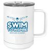 15 oz. White Vacuum Insulated Mug w/Slider Lid Thumbnail