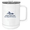 15 oz. White Vacuum Insulated Mug w/Slider Lid Thumbnail