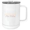 15 oz. White Vacuum Insulated Mug w/Slider Lid Thumbnail