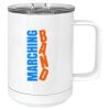 15 oz. White Vacuum Insulated Mug w/Slider Lid Thumbnail