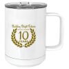 15 oz. White Vacuum Insulated Mug w/Slider Lid Thumbnail